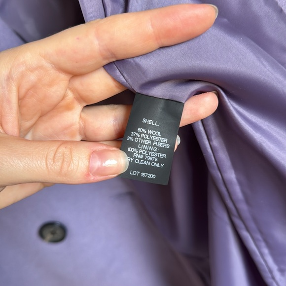 Michael Kors double breasted lilac coat - Picture 7 of 7